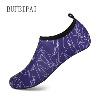 BUFEIPAI/ Дамски и мъжки Водна Обувки, бързо съхнещи Чорапи за гмуркане Бос на открито, Плаж, Плуване, Сърф, Йога, Упражнения