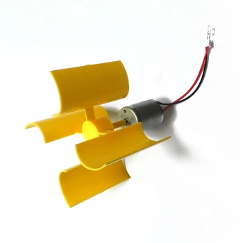 Миниая ветротурбина постоянен ток с вертикална шахта с 0,1 По-5.5v, използвана за направата на всички видове малки технологични модели с високо качество