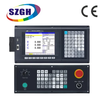 Мощен SZGH-CNC1000TDb-2 Двухосевой Контролер с ЦПУ струг G code серво stepper с USB