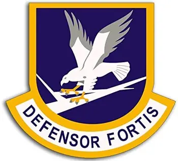 Светоотражающая автомобили стикер Американски Винил Военно-въздушни сили за Сигурност Defensor Fortis Стикер във формата на Щит (Емблемата на лого на военновъздушните сили на САЩ)
